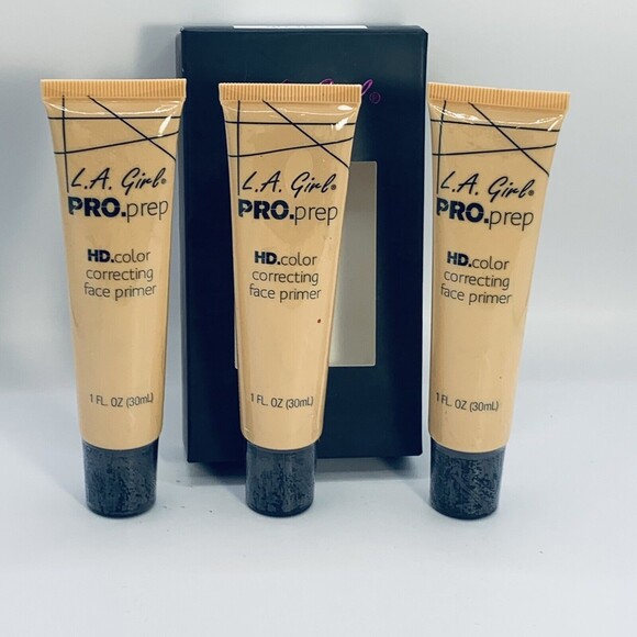 3 Pack L.A. Girl Pro.prep Correcting Primer- 1 OZ EA Yellow GFP911 - Picture 1 of 6